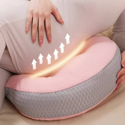 Pregnancy Pillow with Memory Foam Wedge and Bonus Knee Cushion, Removable Washable Cover