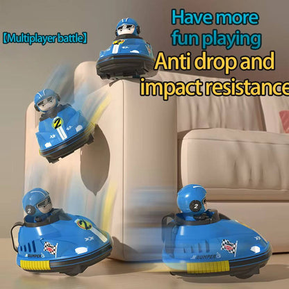 Remote Control Bumper Cars Two-Pack with Ejecting Drivers and USB Rechargeable for Ages 3+