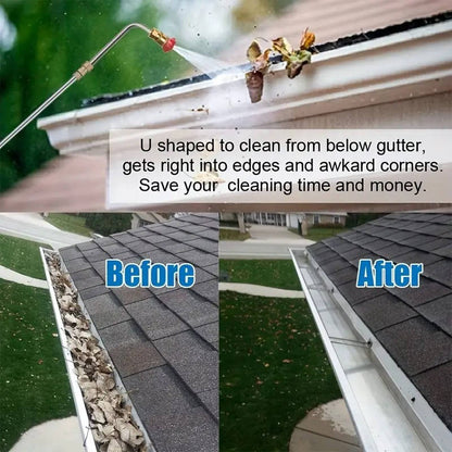 Power Washer Extension Wands 4000 PSI Telescoping For Gutter Roof Wall Cleaning