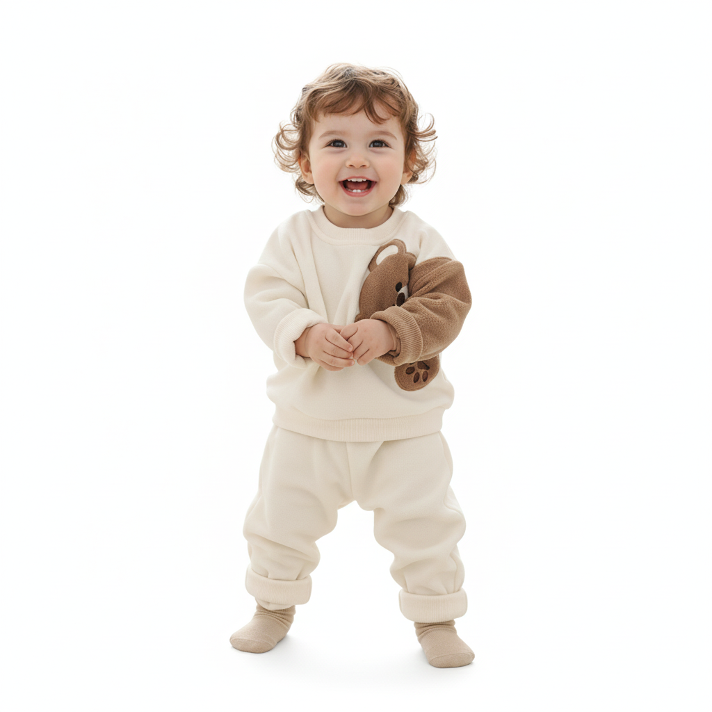 2-Piece Baby Set Soft Bear