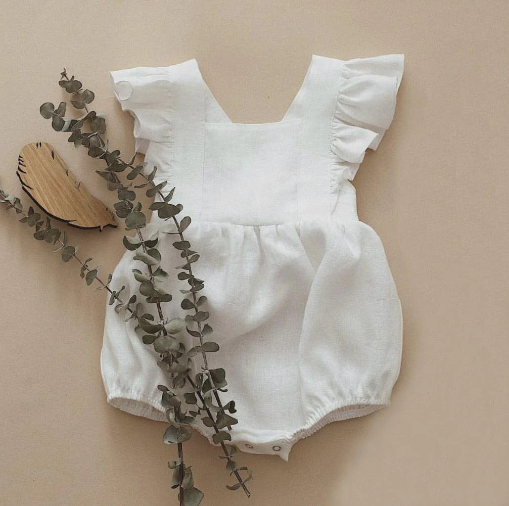 Baby Girl Newborn Ruffle Romper