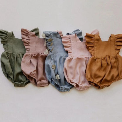 Baby Girl Newborn Ruffle Romper