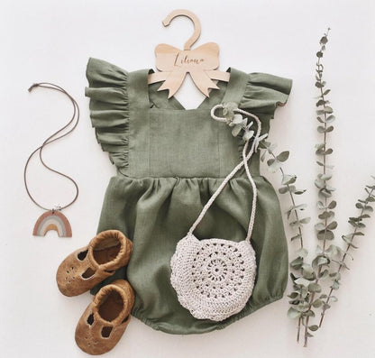 Baby Girl Newborn Ruffle Romper