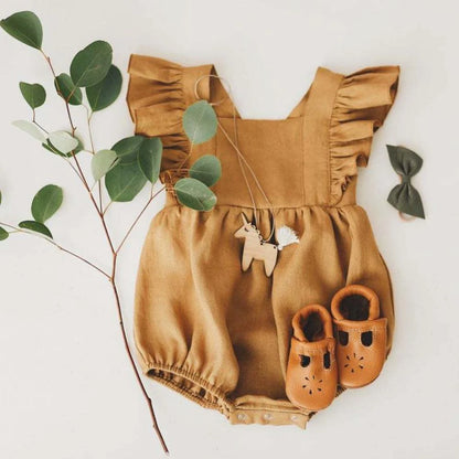 Baby Girl Newborn Ruffle Romper