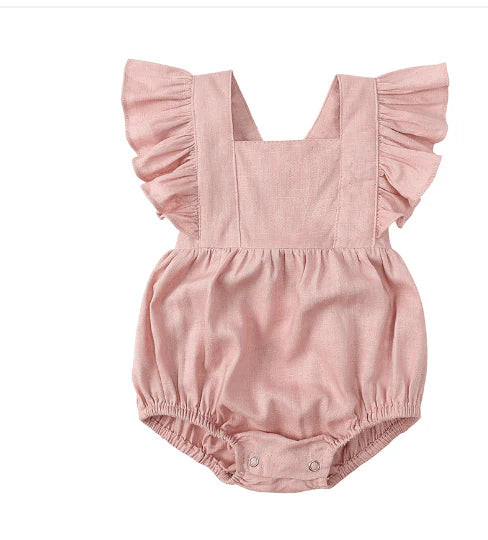 Baby Girl Newborn Ruffle Romper