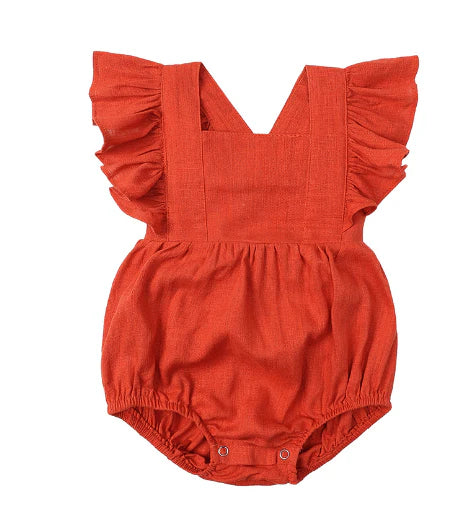Baby Girl Newborn Ruffle Romper