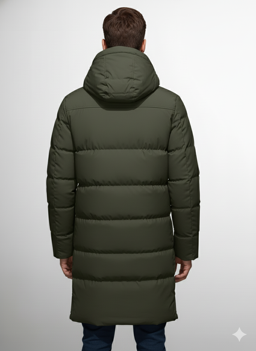 Parka homme hiver à capuche imperméable