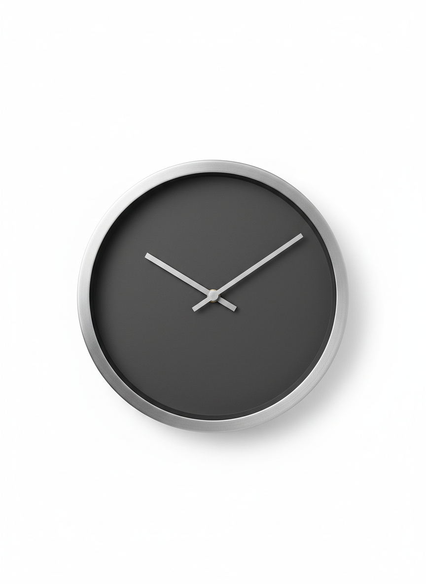 Minimalist Round Clock