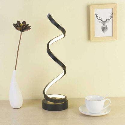 Modern Spiral Table Lamp - Multiple Lighting options