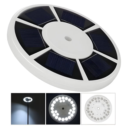 Flagpole Lights Solar LED Long-Lasting All-Night Illumination For Flags
