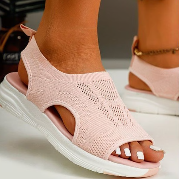 Slide Sandals With Slingback, Supportive Comfort And Washable Sport Style