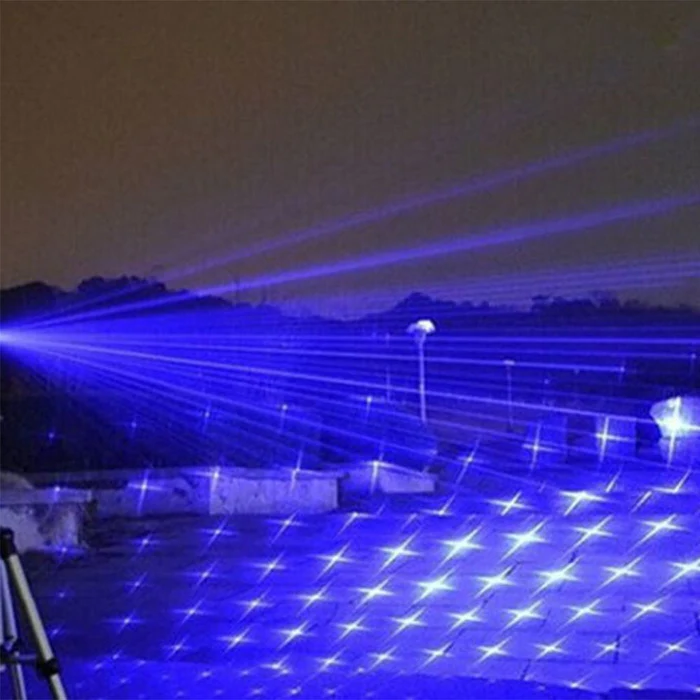 Tactical Laser Flashlight High-Power Burning Blue Military-Grade Torch