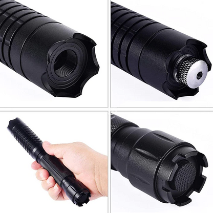 Tactical Laser Flashlight High-Power Burning Blue Military-Grade Torch