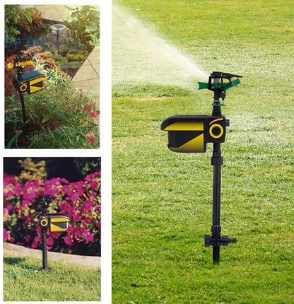 Motion-Activated Animal Repellent Water Sprinkler For Garden And Yard