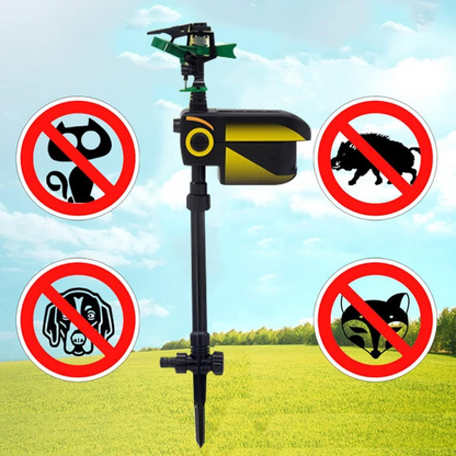 Motion-Activated Animal Repellent Water Sprinkler For Garden And Yard