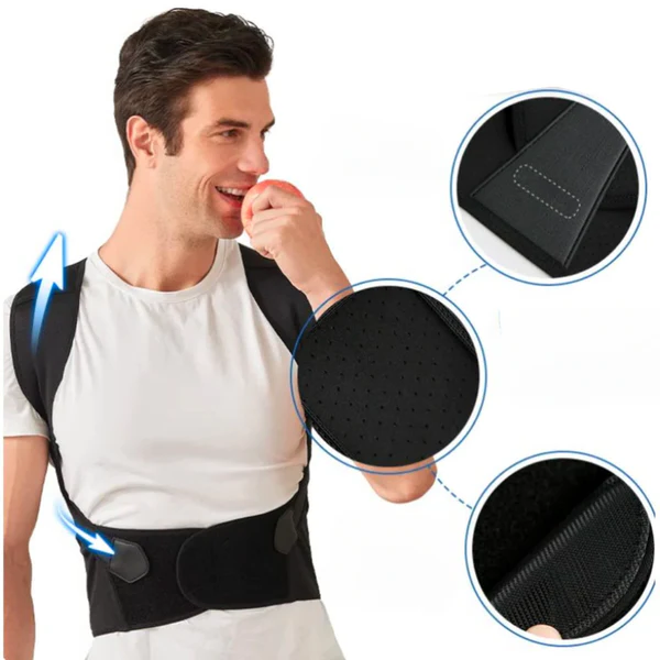 Posture Corrector Brace For Back Discomfort And Spinal Alignment Support