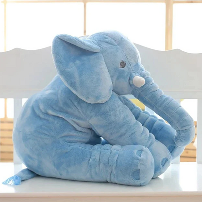 Cuddle Pillow Soft Plush Elephant Shaped For Baby Nursery Comfort