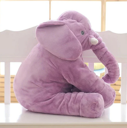 Cuddle Pillow Soft Plush Elephant Shaped For Baby Nursery Comfort