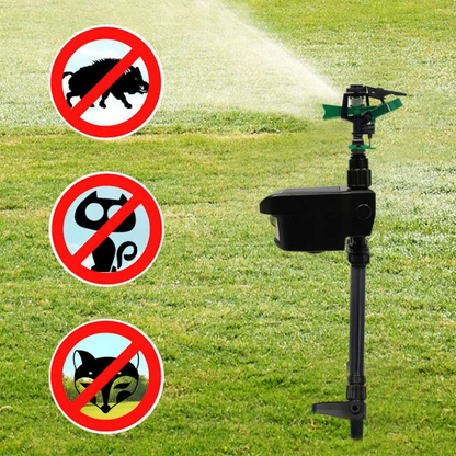 Motion-Activated Animal Repellent Water Sprinkler For Garden And Yard