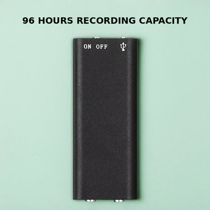 Voice Activated Recorder Mini Compact Portable Digital Unit With Extended Battery Life