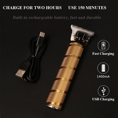 Hair Clippers For Men Cordless Gold Set With Accessories