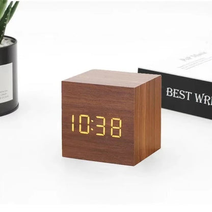 Elegant LED Smart Alarm Clock with Minimalist Design