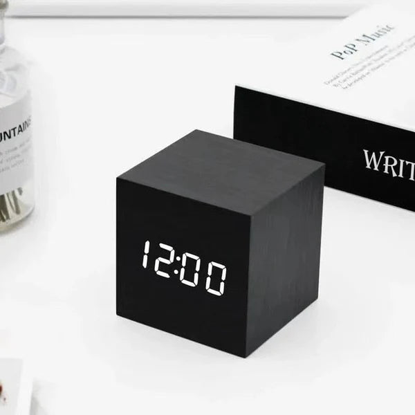Elegant LED Smart Alarm Clock with Minimalist Design