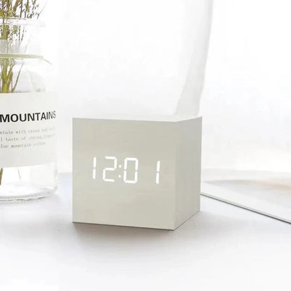 Elegant LED Smart Alarm Clock with Minimalist Design