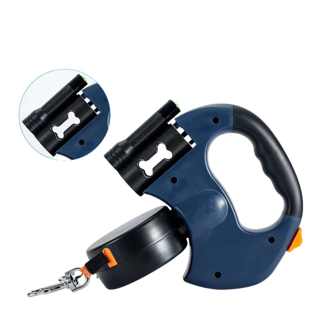 Double Dog Leash With Anti Tangle Swivel Clips And Padded Handle