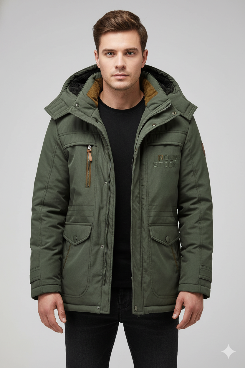 Veste Hiver Homme – Blouson à capuche