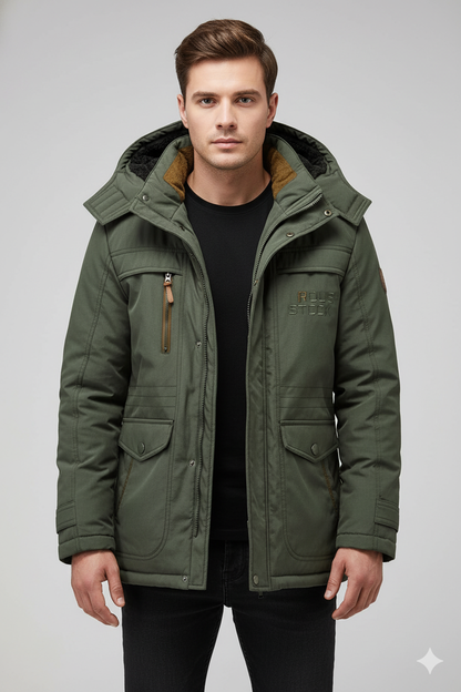 Veste Hiver Homme – Blouson à capuche