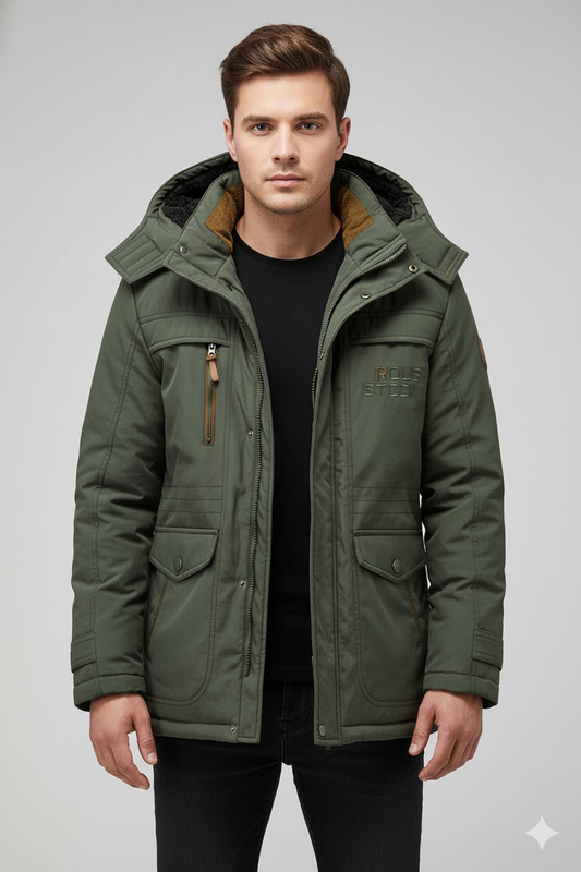 Veste Hiver Homme – Blouson à capuche