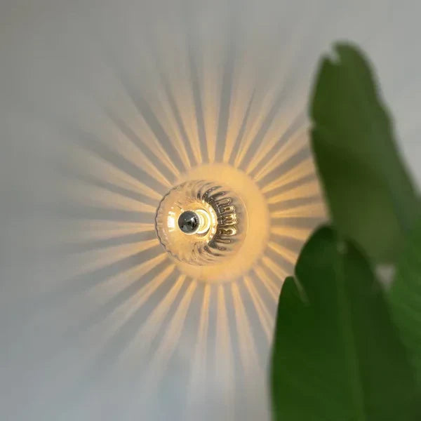 Nordic Bauhaus Wall Light – Scandinavian Glass & Metal Sconce