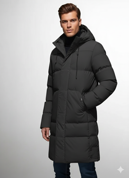 Parka homme hiver à capuche imperméable
