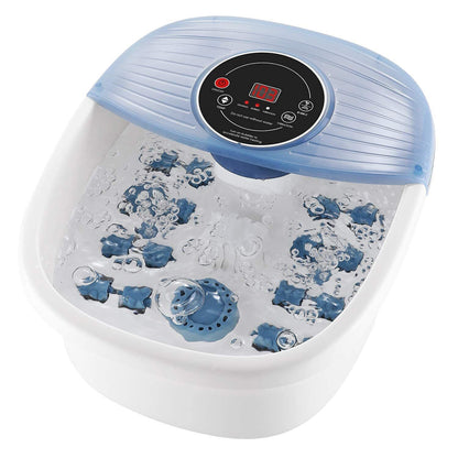Foot Bath Massager With Temperature Control, Bubbles And Vibration