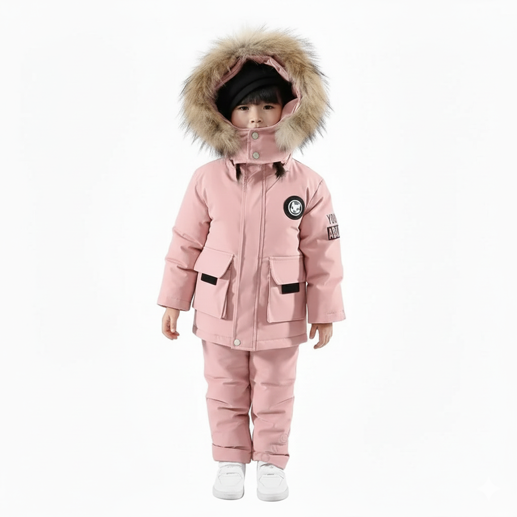 Ensemble Combinaison et Doudoune Ski Hiver pour Bébé