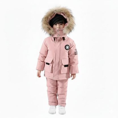 Ensemble Combinaison et Doudoune Ski Hiver pour Bébé