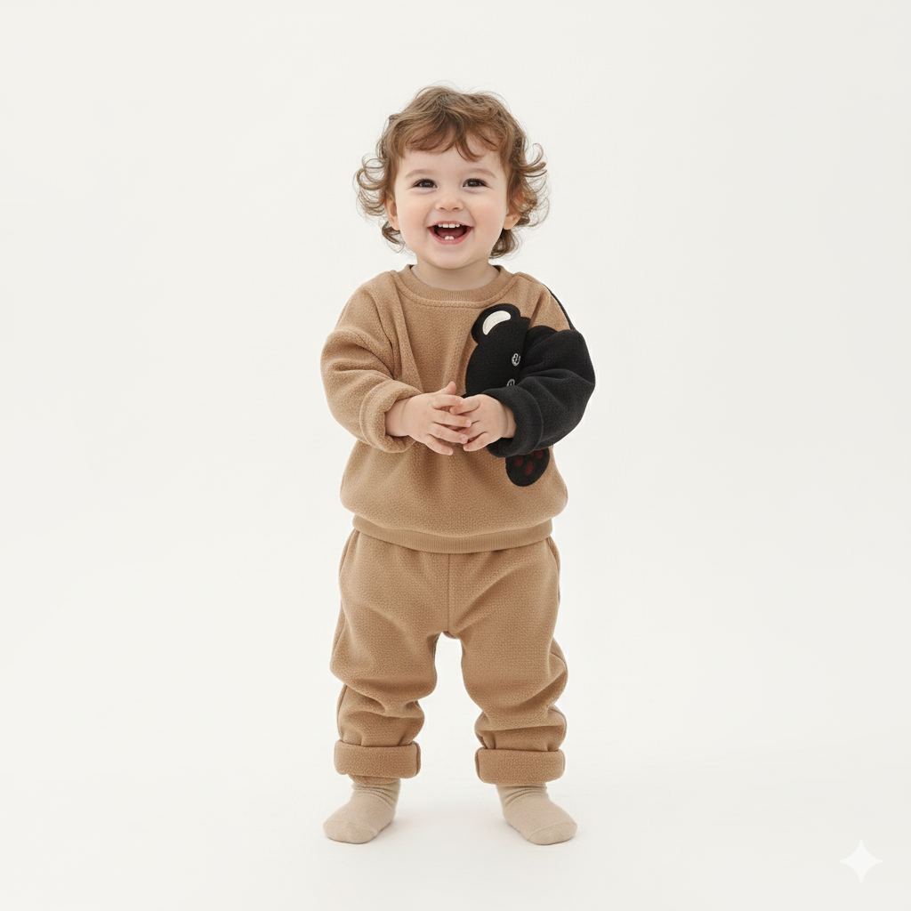2-Piece Baby Set Soft Bear