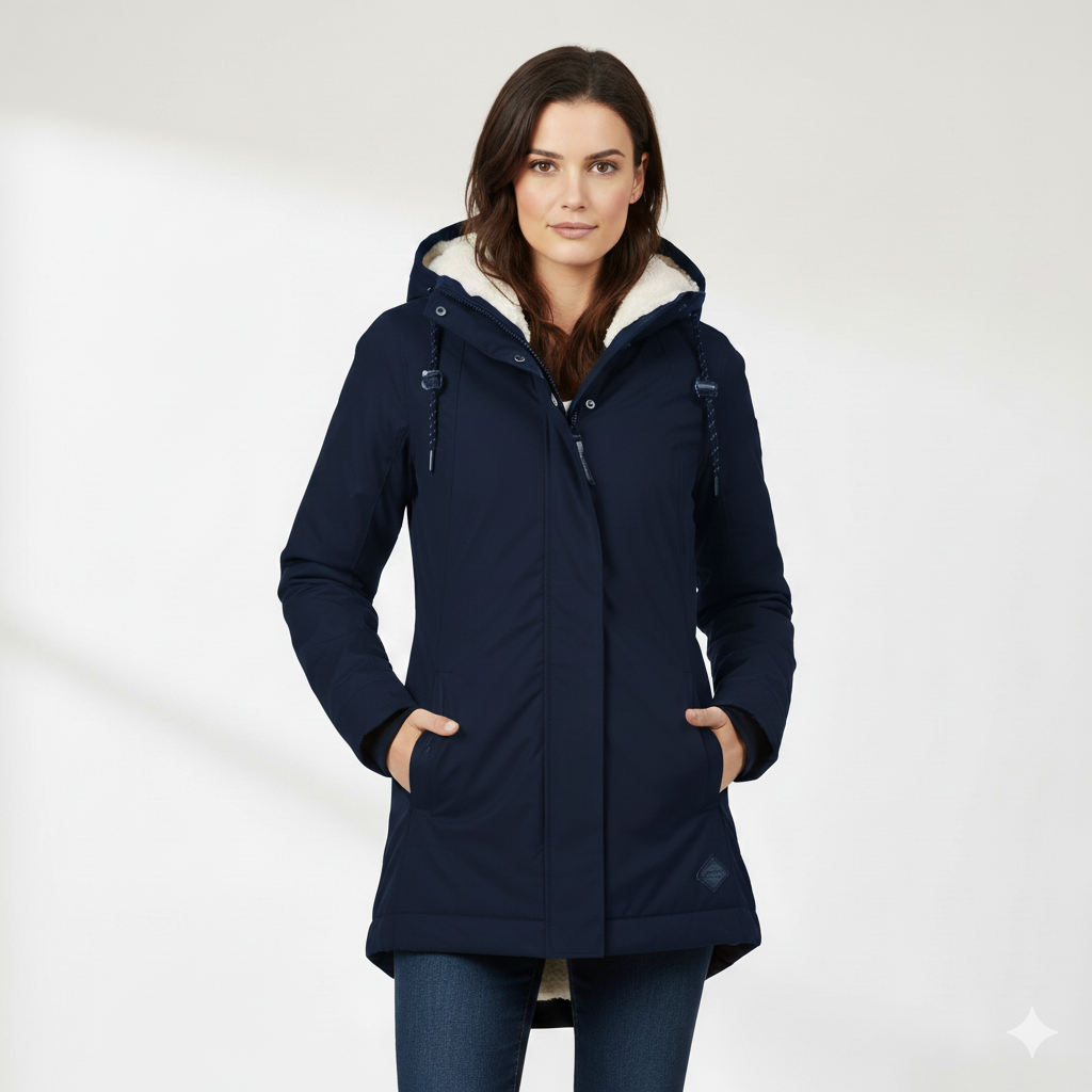 Manteau d'Hiver Long Imperméable pour Femmes I Nordea