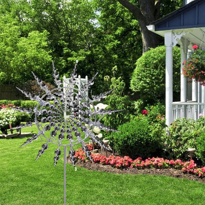 Kinetic Metal Windmill Spinner For Garden With Anti-Rust Magical Finish