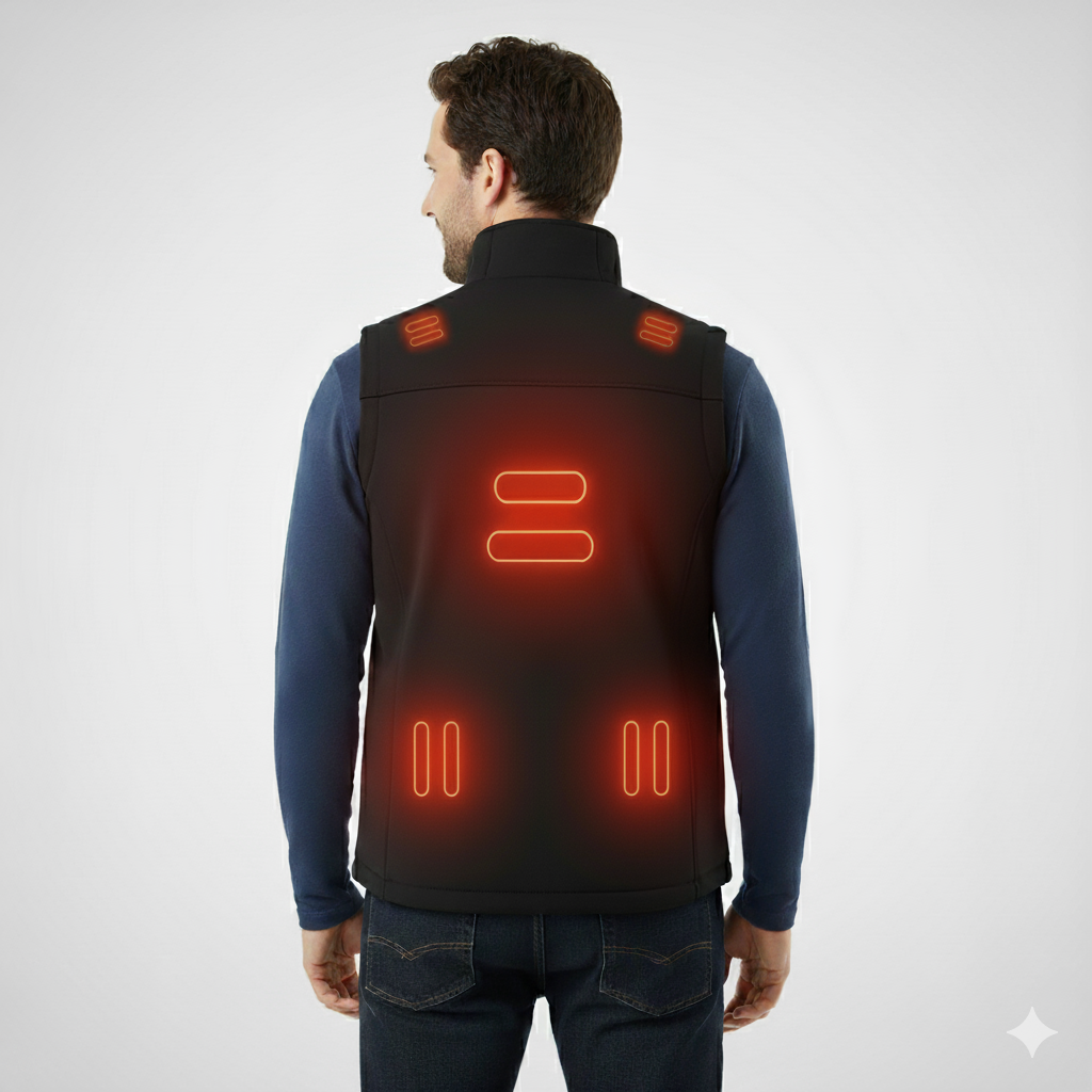 Veste Chauffante sans manches pour Hommes