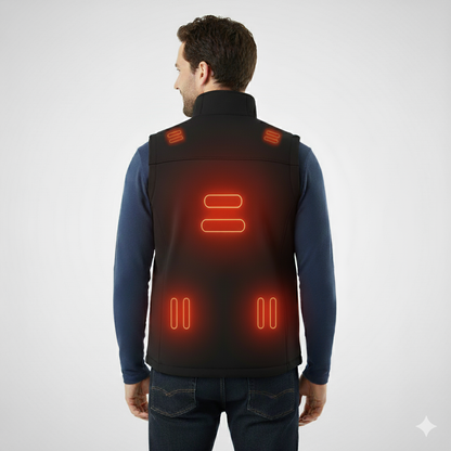 Veste Chauffante sans manches pour Hommes