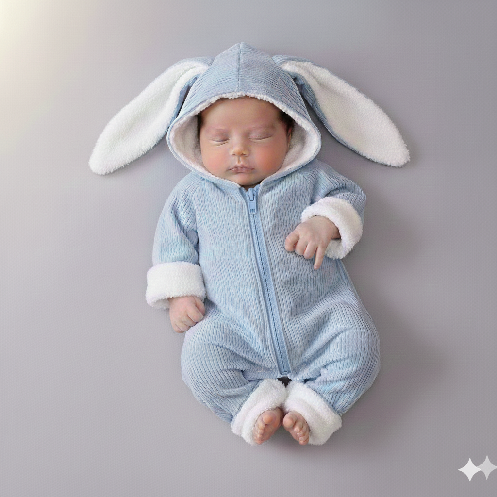 Winter Hooded Snowsuit with Fur Linin