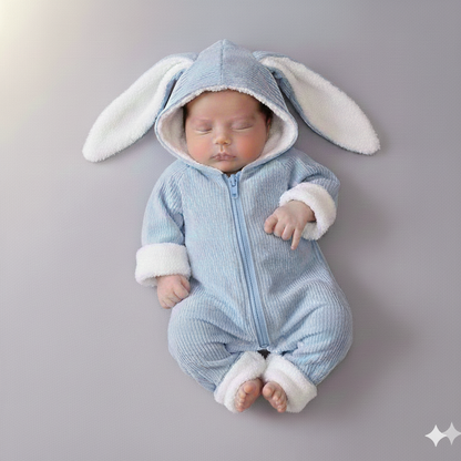Winter Hooded Snowsuit with Fur Linin